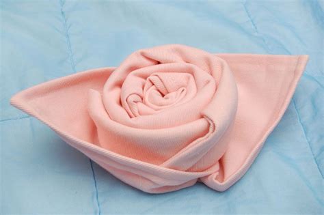 How to Make a Rose out of a Cloth Napkin: 8 Steps (with Pictures ...