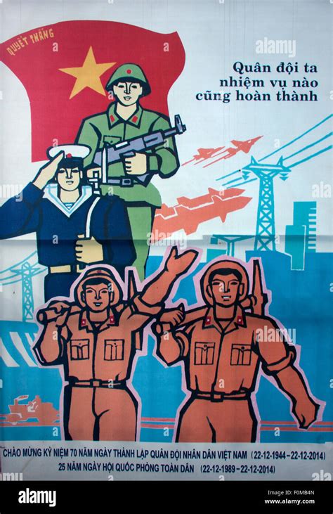 communist propaganda posters in Hanoi, Vietnam Stock Photo: 86499637 ...