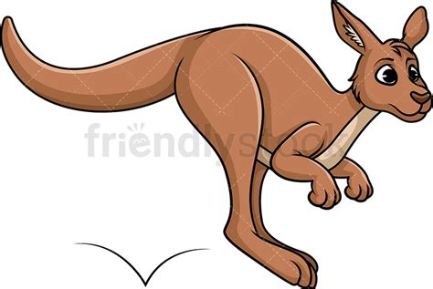 Jumping Kangaroo Clipart