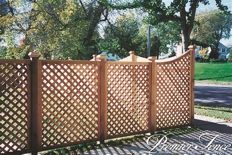 Wood Lattice Fence – Premier Fence