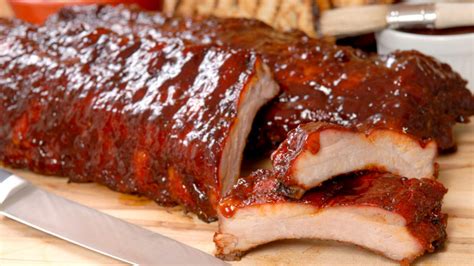 Spicy and Savory Barbecued Pork Ribs with Two Sauces Recipe