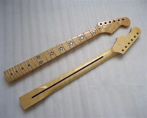 22Frets inlay star Canadian maple Electric Guitar Neck Guitar Parts ...