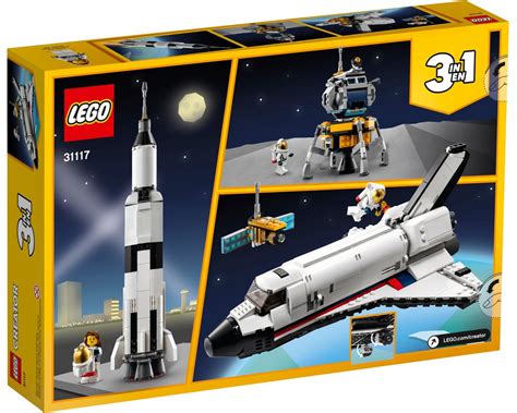 LEGO Set 31117-1 Space Shuttle Adventure (2021 Creator > Creator 3-in-1 ...