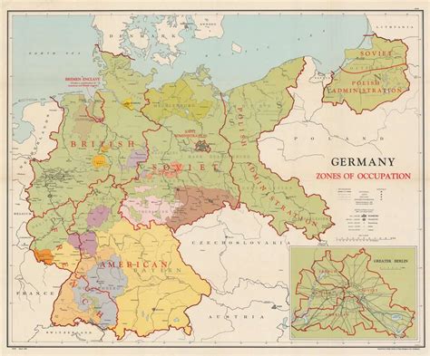 Germany Zones of Occupation.: Geographicus Rare Antique Maps