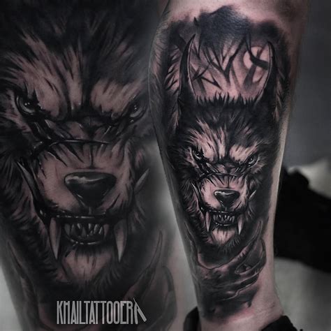 Angry Wolf Tattoo - Best Tattoo Ideas Gallery | Manga de tatuaje de ...