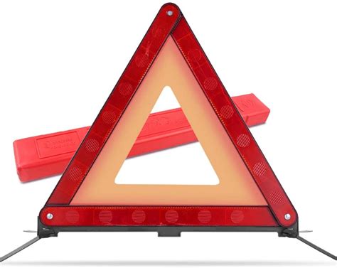 HUSERYT Car Warning Triangles, Safe Parking Sign Triangle Reflective ...