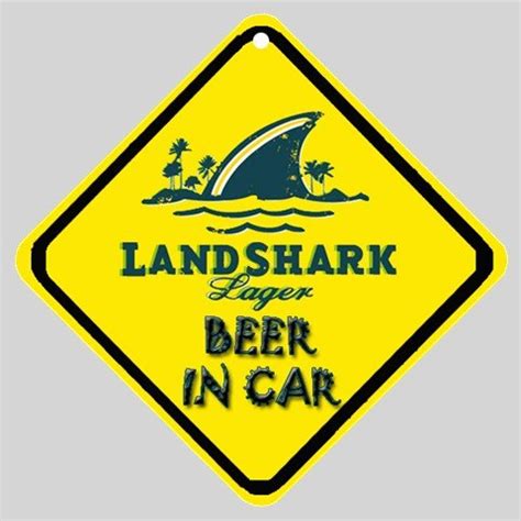 Amazon.com: landshark lager Beer Logo Car Window Sign: Everything Else