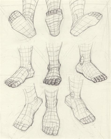 Foot perspective study 7-4-2016 by myconius on DeviantArt