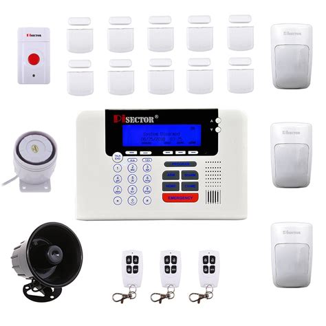 Wireless Home Security Alarm System Kit From Pisector with Auto Dial ...