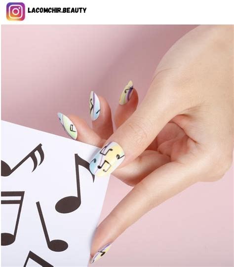 53 Musical Notes Nail Art Designs - Nerd About Town