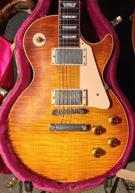 Gibson Les Paul Custom Shop Art & Historic R9 1996 Honey Burst Guitar ...