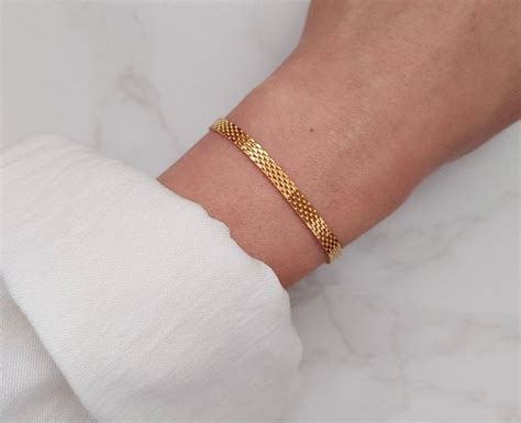 Elegant Gold Bracelet Stack - Handmade and Unique