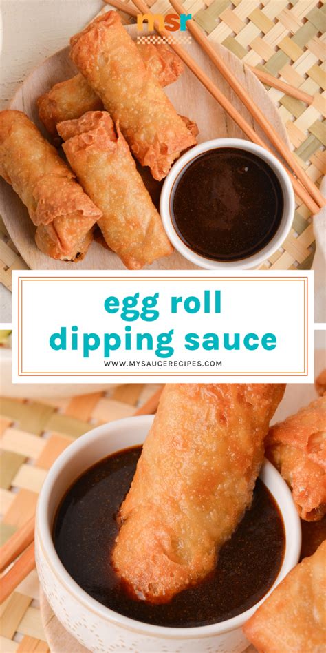 BEST Egg Roll Dipping Sauce Recipe (Ready in FIVE Minutes!)