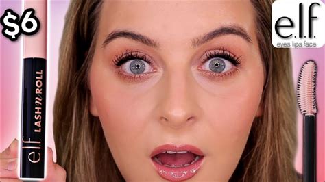 this *NEW* $6 MASCARA will go VIRAL 😳 elf Lash n' Roll - YouTube