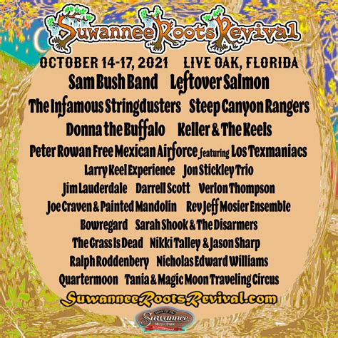 Festival Preview: Spirit Of The Suwannee Music Park Announces Suwannee ...