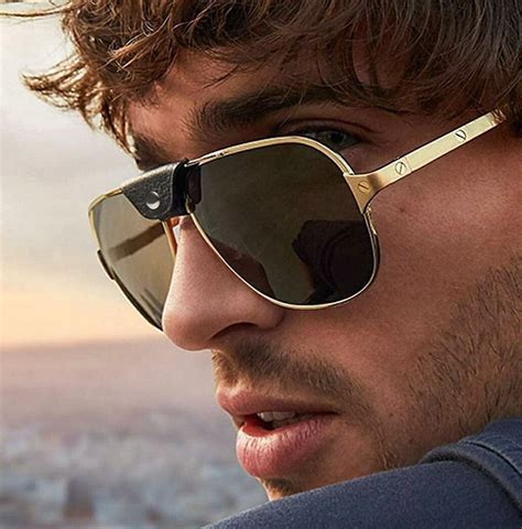 10.5$ #Fashion metal leather men's polarized sunglasses | Glasses ...