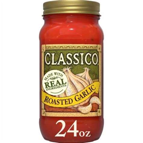 Classico Roasted Garlic Spaghetti Pasta Sauce, 24 oz - Fred Meyer