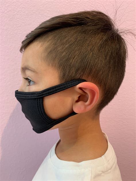 Plain Black Face Mask Soft Breathablefabric Protectable - Etsy