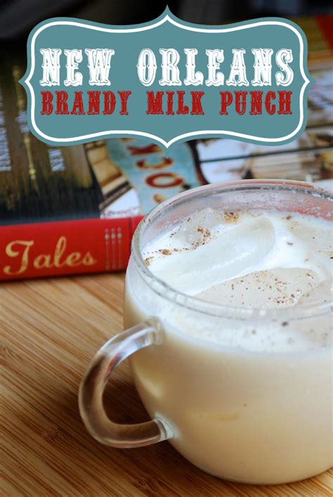 New Orleans Brandy Milk Punch - Always Order Dessert