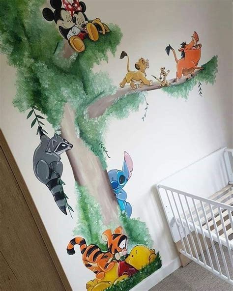 Pin by Alycia Upton on Nursery | Disney baby rooms, Disney wall murals ...