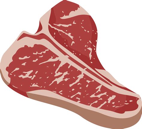 T bone steak 18725939 Vector Art at Vecteezy