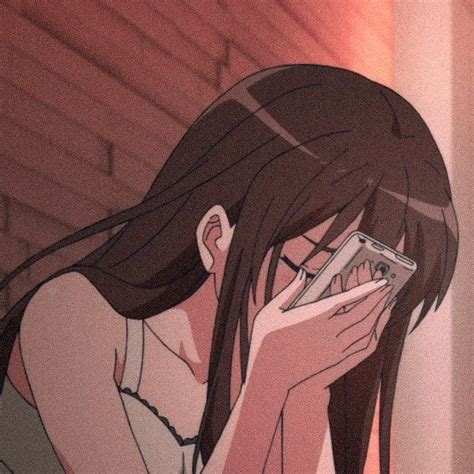 Anime Sad Pfp Aesthetic : Image of anime sad girls aesthetic anime ...