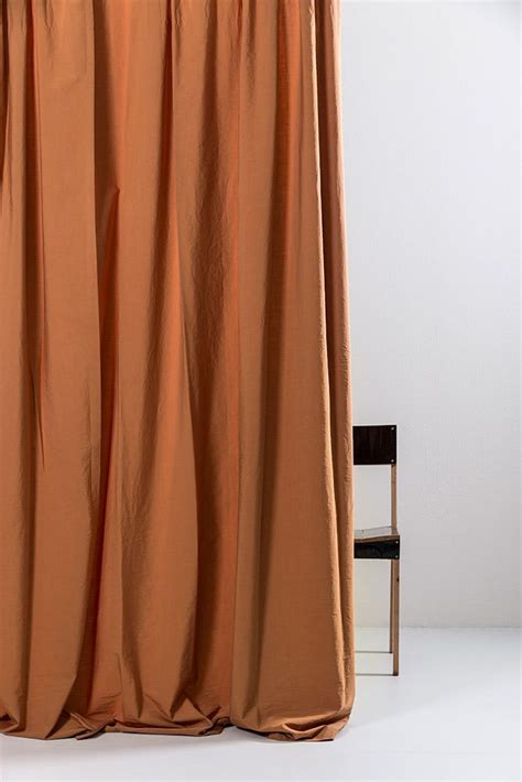 Egyptian Cotton Curtain col. Amber - Extra Wide ( Col 26 )