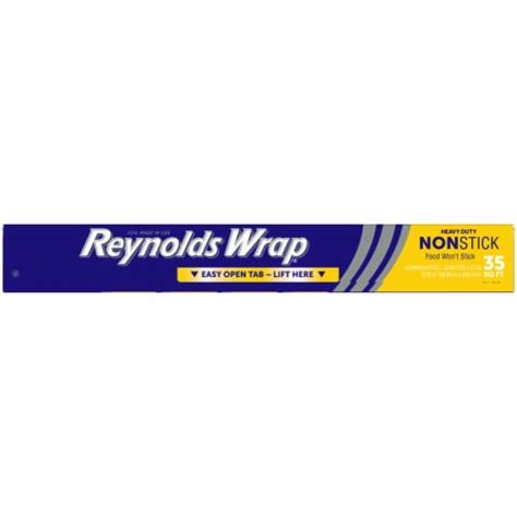 Reynolds Wrap Heavy Duty Non-Stick Aluminum Foil, 35 sq ft - Kroger