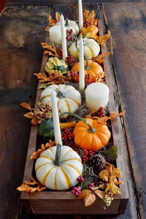 60 Amazing Pumpkin Centerpieces And Glorious Fall Decorating Ideas ...