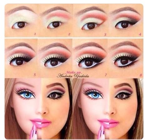 Barbie Makeup | Barbie makeup, Halloween makeup tutorial, Eye makeup