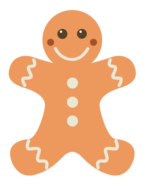 Gingerbread Man Template To Cut Out at sasfatblog Blog