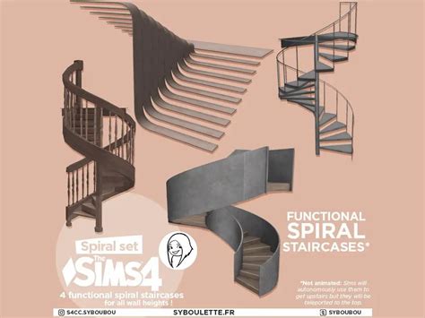 Spiral stairs - Build / Buy - The Sims 4 - CurseForge