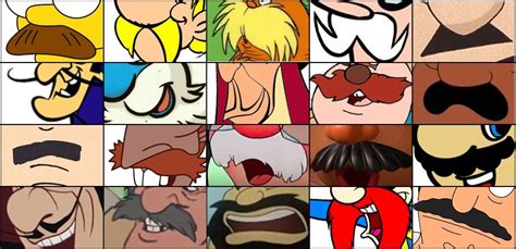 Whose Cartoon Mustache? Quiz