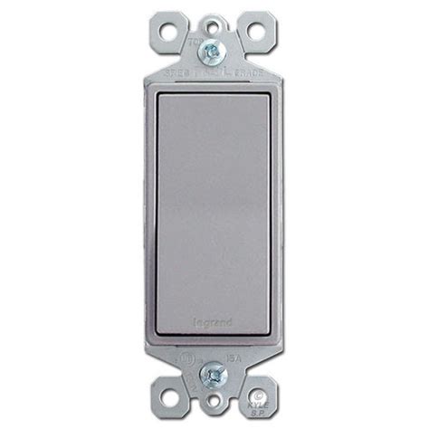 Gray Decora Rocker Switches for Grey Decor Light Switch Plates