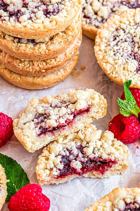 Raspberry Crumble Cookies (Costco Copycat) - Mom On Timeout