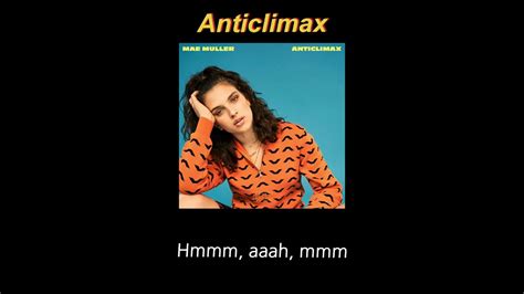 [EN/한국어] Mae Muller - Anticlimax 가사해석 - YouTube