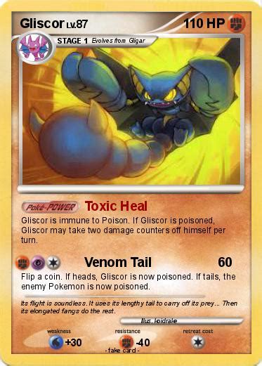 Pokémon Gliscor 168 168 - Toxic Heal - My Pokemon Card