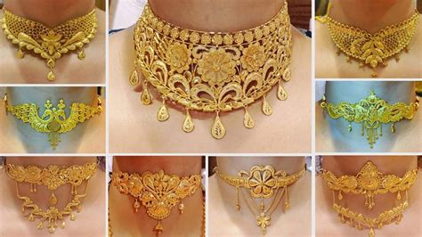 YouTube | Gold necklace designs, Choker designs, Fancy jewellery