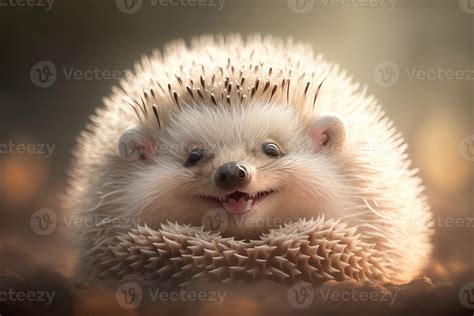 baby hedgehog smile macro photograph 22347004 Stock Photo at Vecteezy