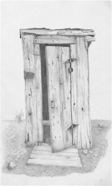 Outhouse Sketch at PaintingValley.com | Explore collection of Outhouse ...