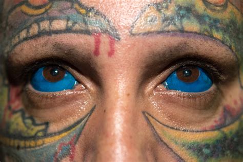 Sclera tattoo gone wrong prompts warning from model Catt Gallinger ...