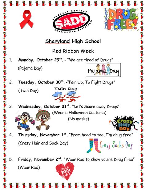 Red Ribbon Week 2018 - Sharyland High School