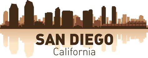 San Diego Skyline Free CDR Vectors File | Vectors File