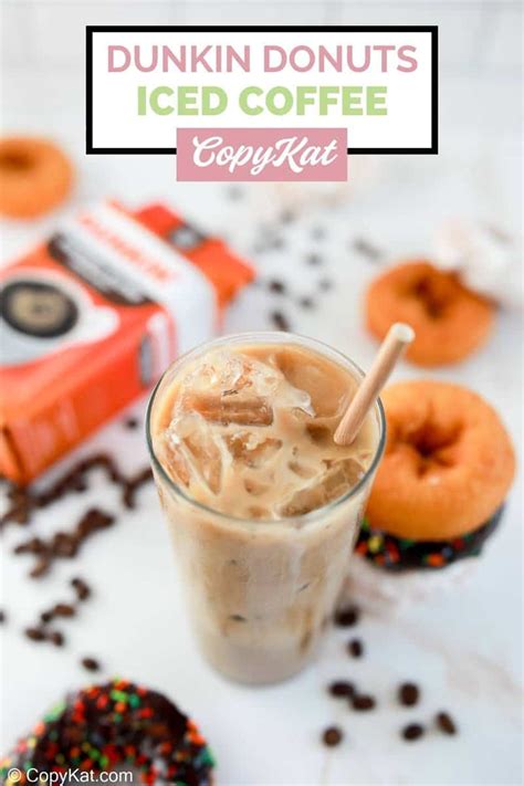 Dunkin Donuts Iced Coffee - CopyKat Recipes