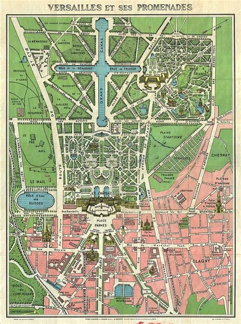 1920.................CARTE DE LECONTE...... VERSAILLES ET SES ...