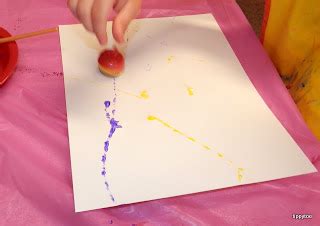 Tippytoe Crafts: Spinning Top Art