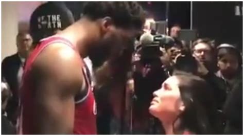 Joel Embiid's Girlfriend Wipes Tears Off Sixers Center