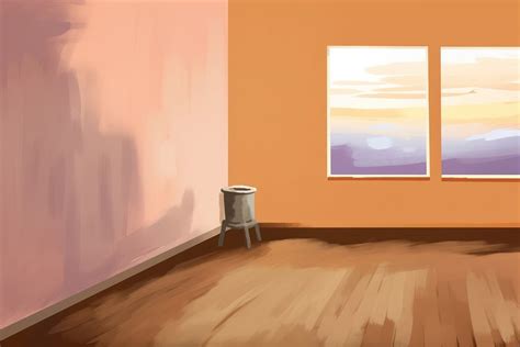 Empty room painting architecture flooring. | Free Photo Illustration ...