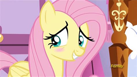 Fluttershy blushing - YouTube