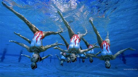 Synchronized swimming, Underwater swimming, Swimming